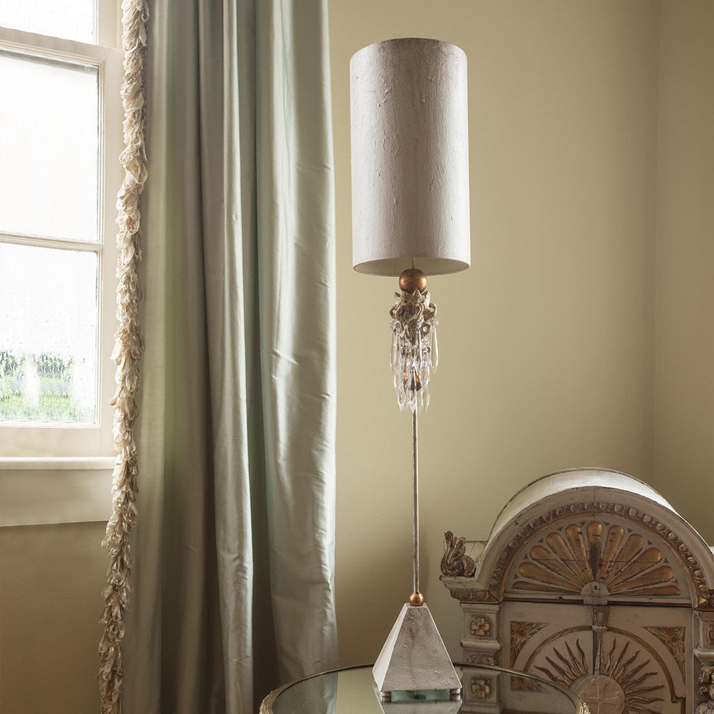 Flambeau Madison Table Lamp in Putty Patina