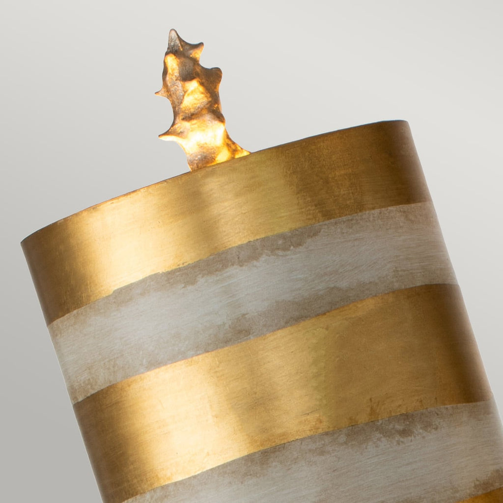 Flambeau Nettle Luxe Table Lamp in Gold