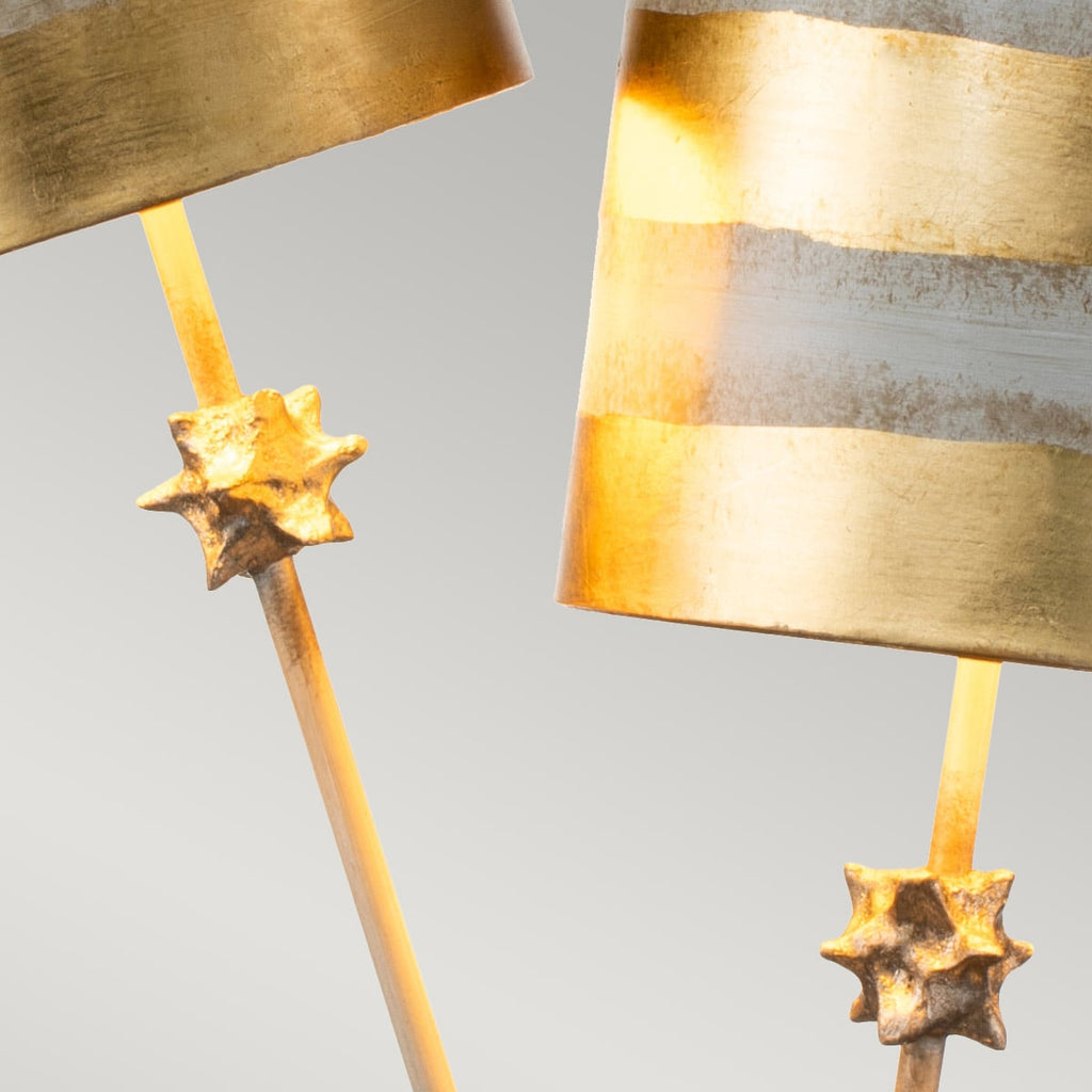 Flambeau Nettle Luxe Table Lamp in Gold