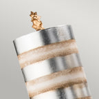 Flambeau Nettle Luxe Table Lamp in Silver