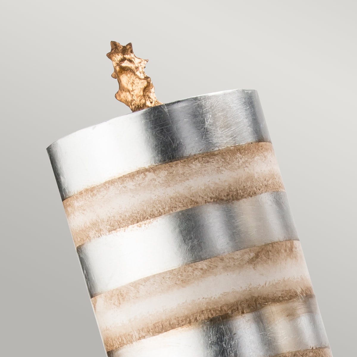 Flambeau Nettle Luxe Table Lamp in Silver