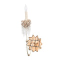 Flambeau Venetian Wall Light in Beige Patina Gold