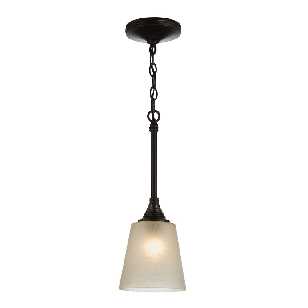 Feiss Arbor Creek Mini Pendant Light in Arbor Bronze