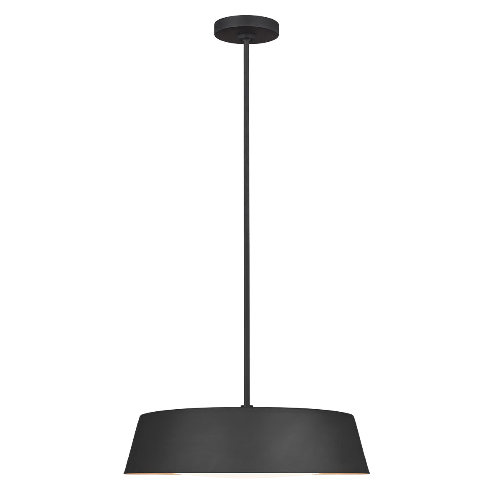 Feiss Asher 5 Light Pendant Light in Midnight Black