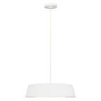 Feiss Asher 5 Light Pendant Light in Matte White