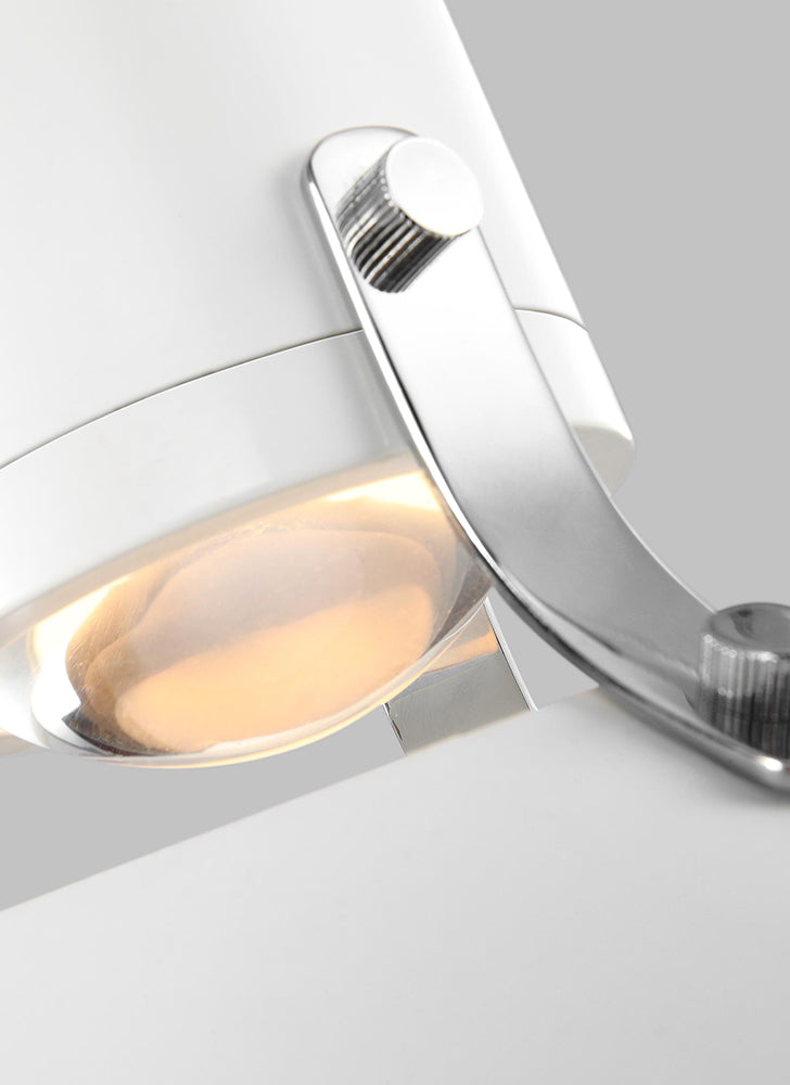 Feiss Brynne Medium LED Pendant Light in Polished Nickel