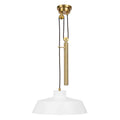 Feiss Candor 1 Light Pendant Light in Matte White