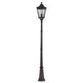 Feiss Cotswold Lane Large Outdoor Post in Black