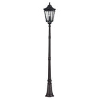 Feiss Cotswold Lane Large Outdoor Post in Black