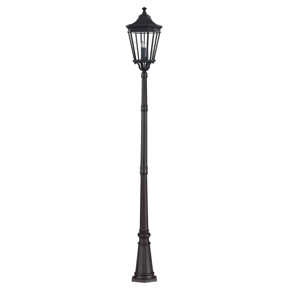 Feiss Cotswold Lane Large Outdoor Post in Black