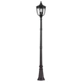 Feiss English Bridle Large 3 Light Outdoor Lamp Post in Black
