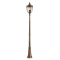 Feiss English Bridle Large 3 Light Outdoor Lamp Post in British Bronze