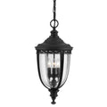 Feiss English Bridle Large 3 Light Chain Lantern in Black