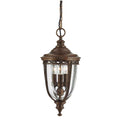 Feiss English Bridle Medium 3 Light Chain Lantern in British Bronze