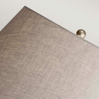 Feiss Grandeur Table Lamp in Silver Leaf and Black