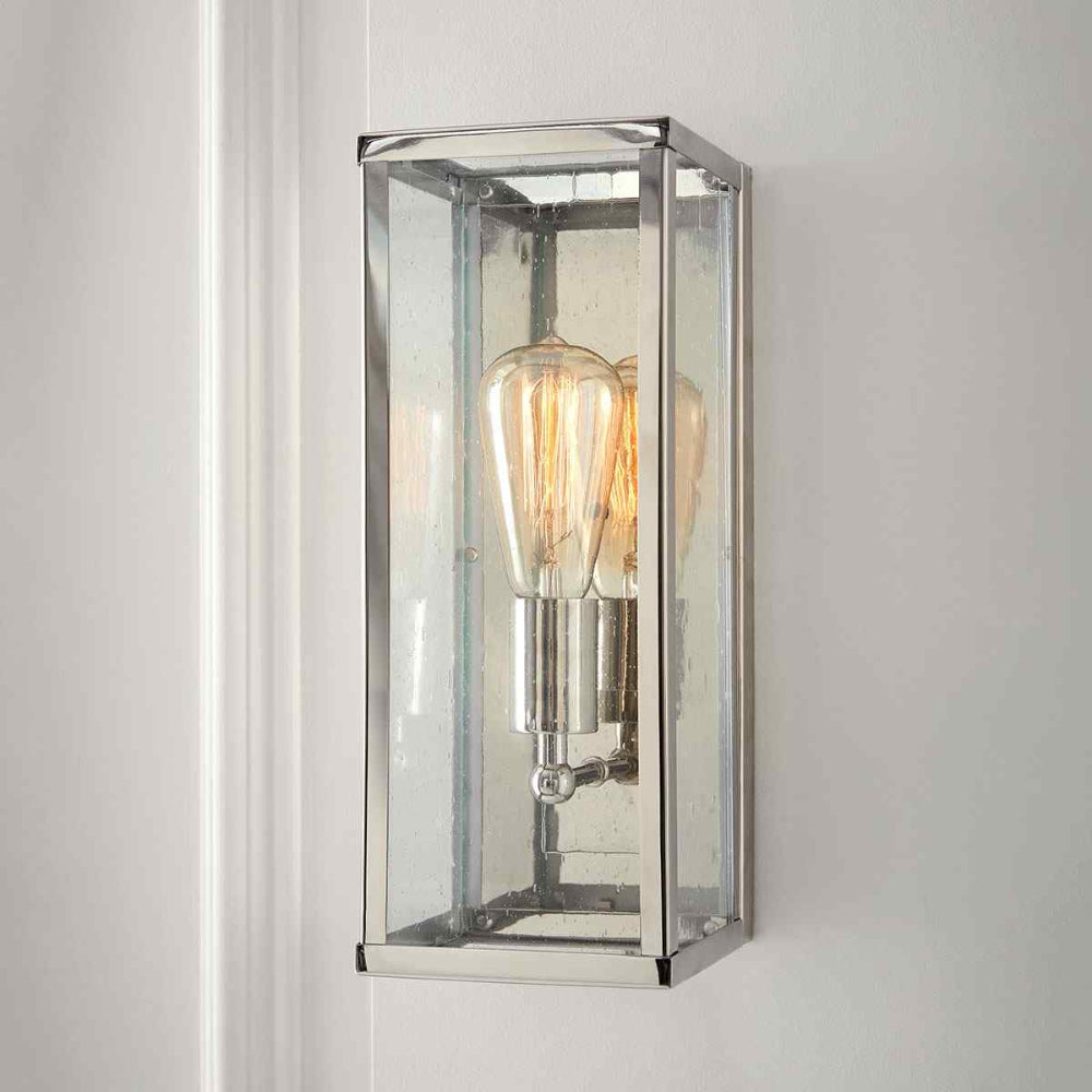 Feiss Harrow 1 Light Wall Light in Polished Nickel