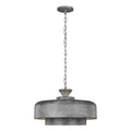 Feiss Haymarket 1 Light Pendant Light in Weathered Galvanized