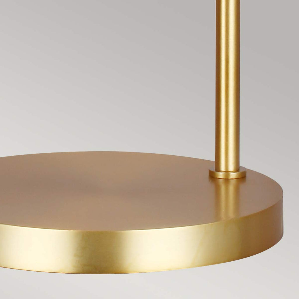 Feiss Joan Table Lamp in Midnight Black and Burnished Brass