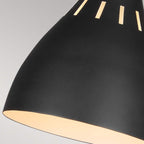 Feiss Joan Table Lamp in Midnight Black and Burnished Brass
