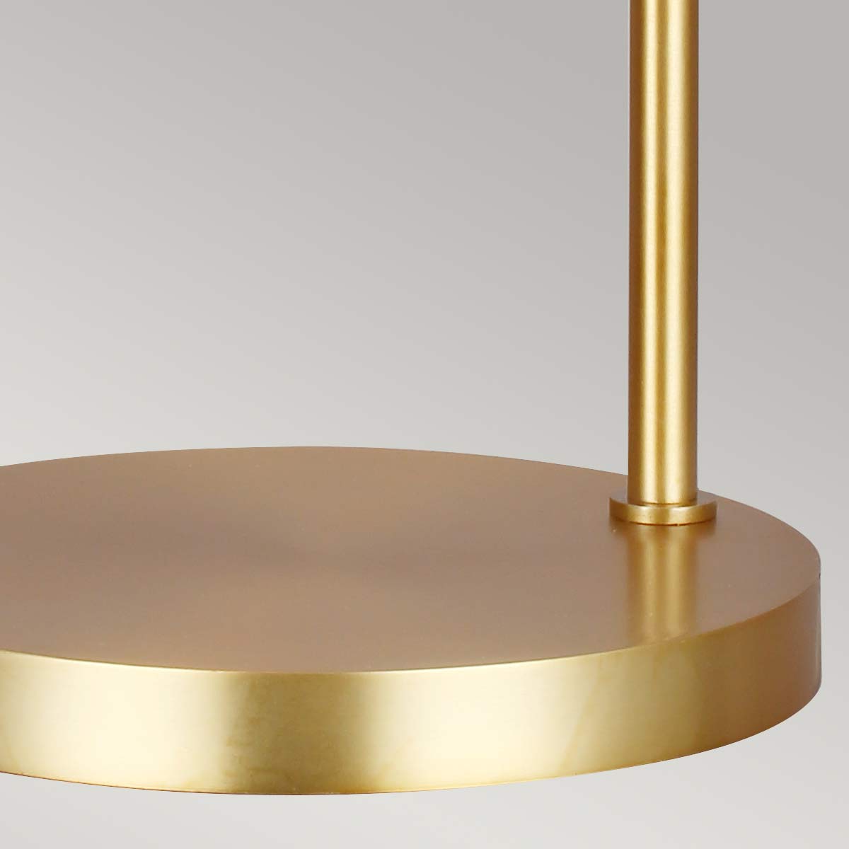 Feiss Joan Table Lamp in Matte White and Burnished Brass
