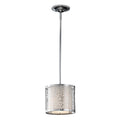 Feiss Joplin Mini Pendant Light in Chrome