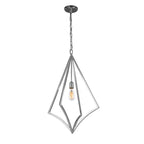 Feiss Nico Large 1 Light Pendant Light in Polished Chrome