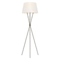 Feiss Penny 1 Light Floor Lamp in Polished Nickel