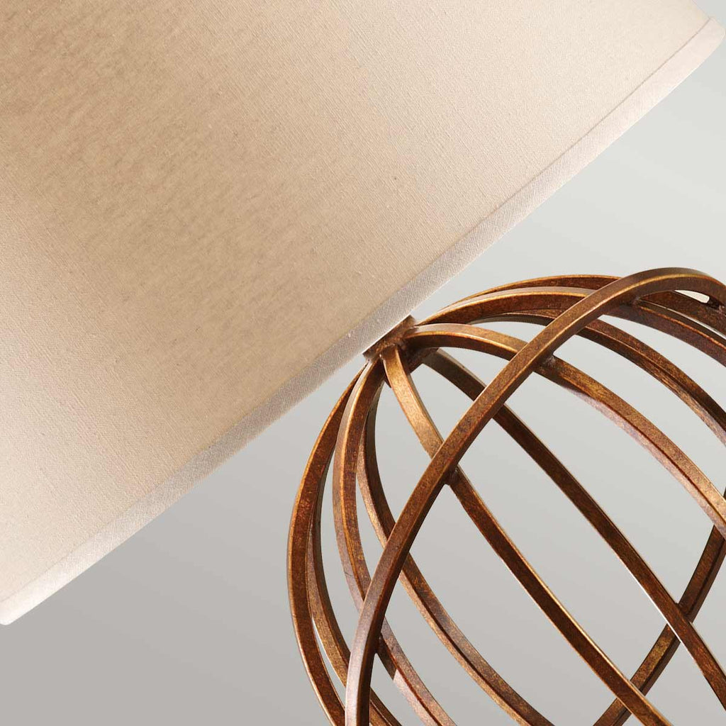 Feiss Spencer Table Lamp in Firenze Gold