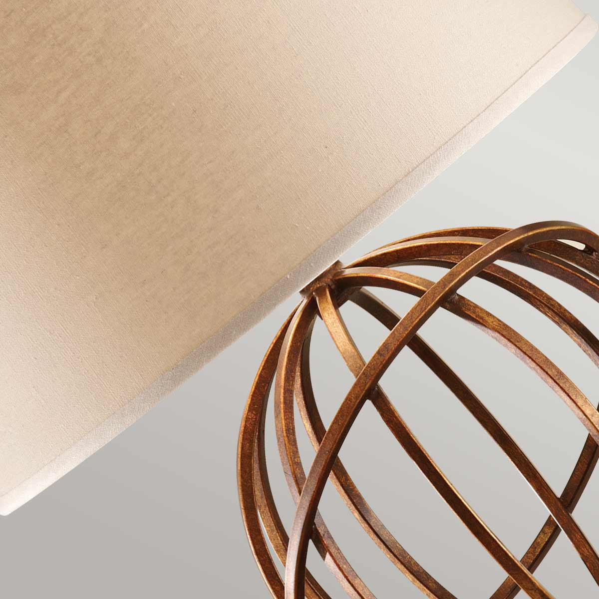 Feiss Spencer Table Lamp in Firenze Gold