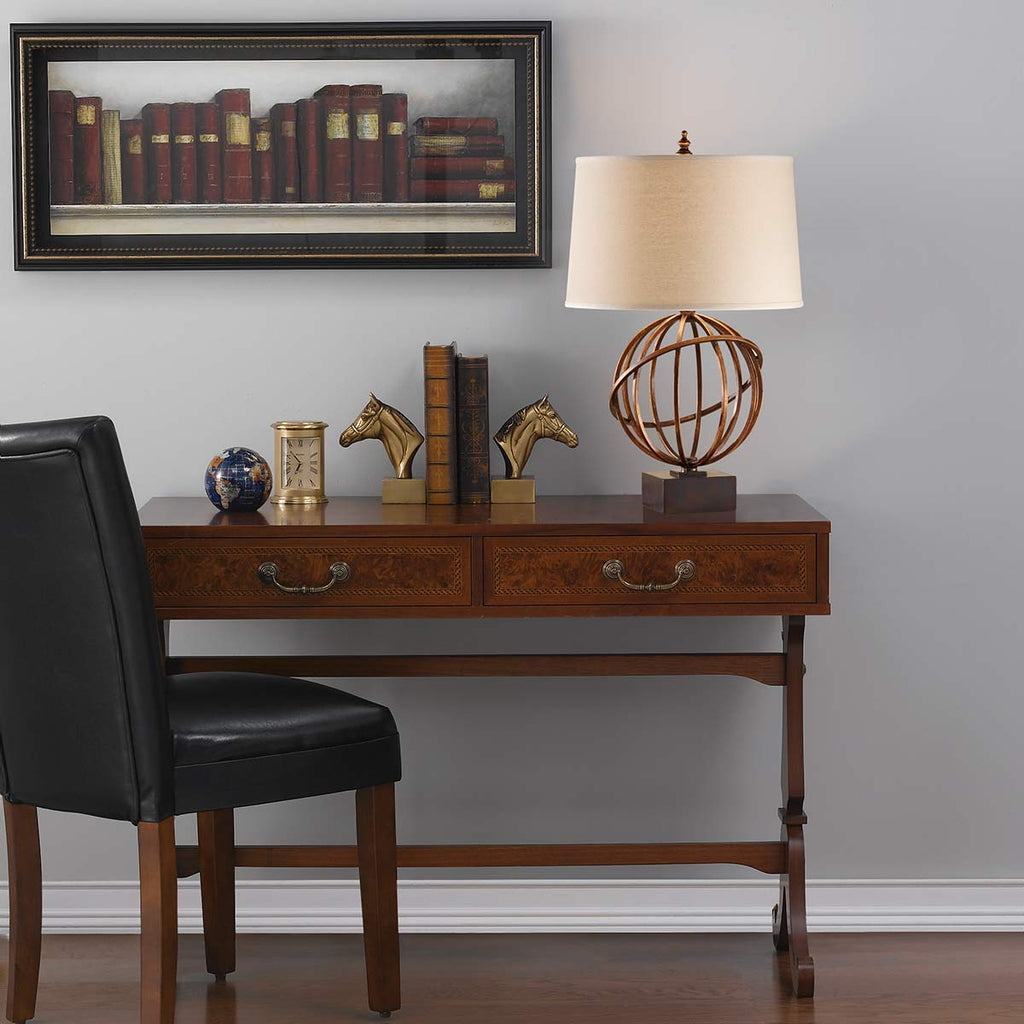 Feiss Spencer Table Lamp in Firenze Gold