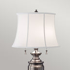 Feiss State Room Switched Table Lamp in Antique Nickel