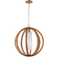 Feiss Allier Large Pendant Light in Light Wood
