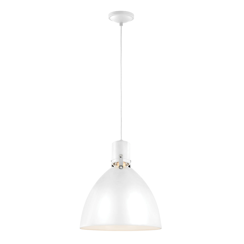 Feiss Brynne Medium LED Pendant Light in Polished Nickel
