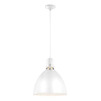 Feiss Brynne Medium LED Pendant Light in Polished Nickel