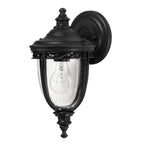 Feiss English Bridle Small Wall Lantern in Black