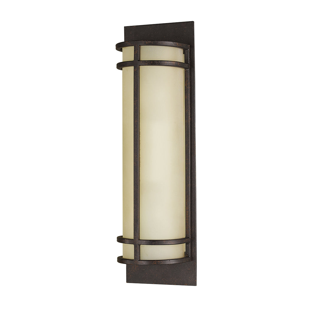 Feiss Fusion 2 Light Wall Light in Grecian Bronze