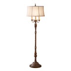 Feiss Gibson Floor Lamp with Cambridge Crackle Finish and Shade