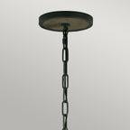 Feiss Allier 4 Light Pendant Light in Aged Oak