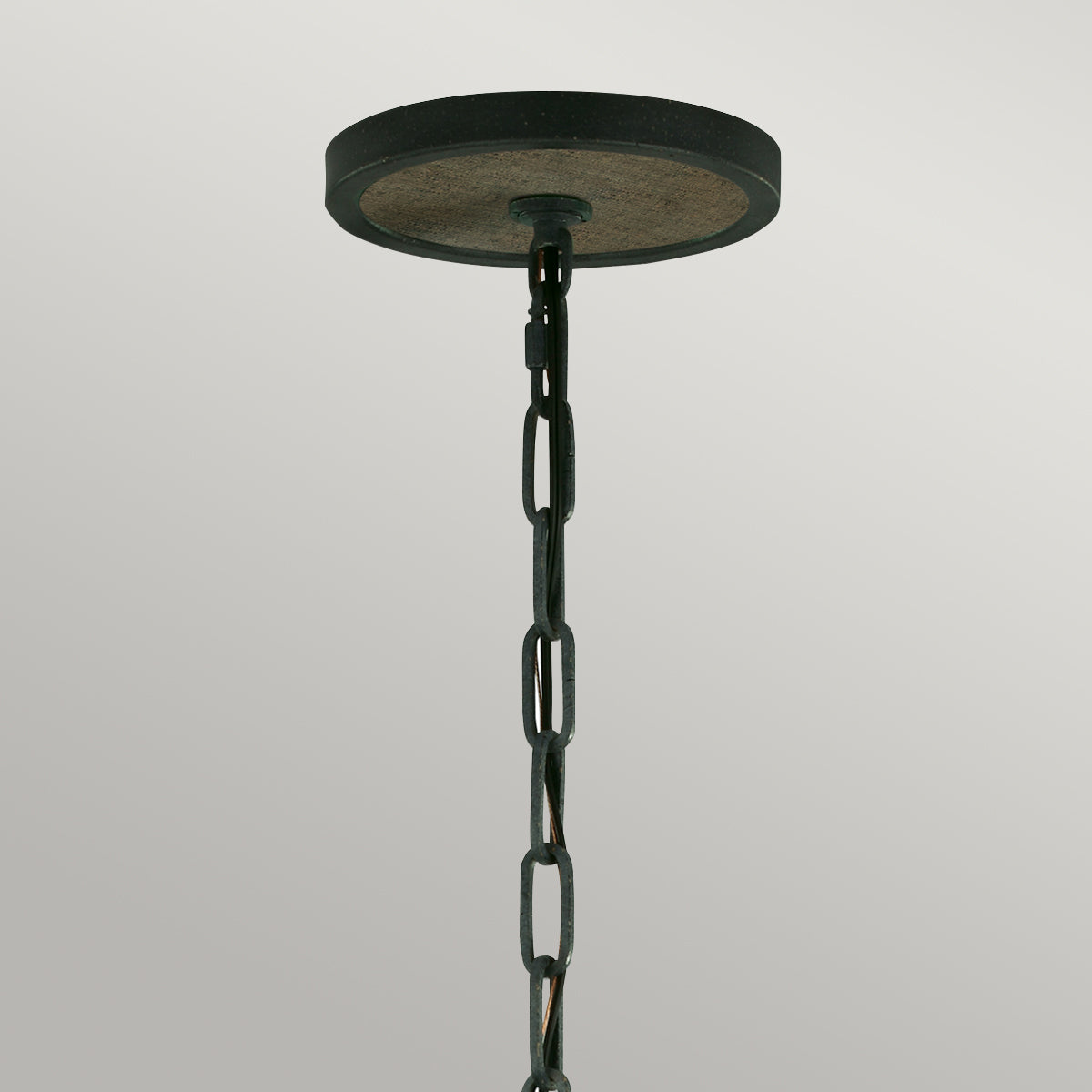 Feiss Allier 4 Light Pendant Light in Aged Oak