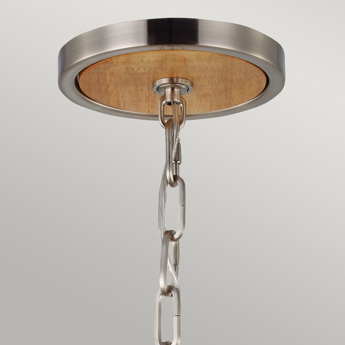 Feiss Allier Large Pendant Light in Light Wood