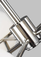 Feiss Apollo 5 Light Chandelier in Polished Nickel