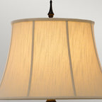 Feiss Augustine Table Lamp in Antique Brown with Cream Shade