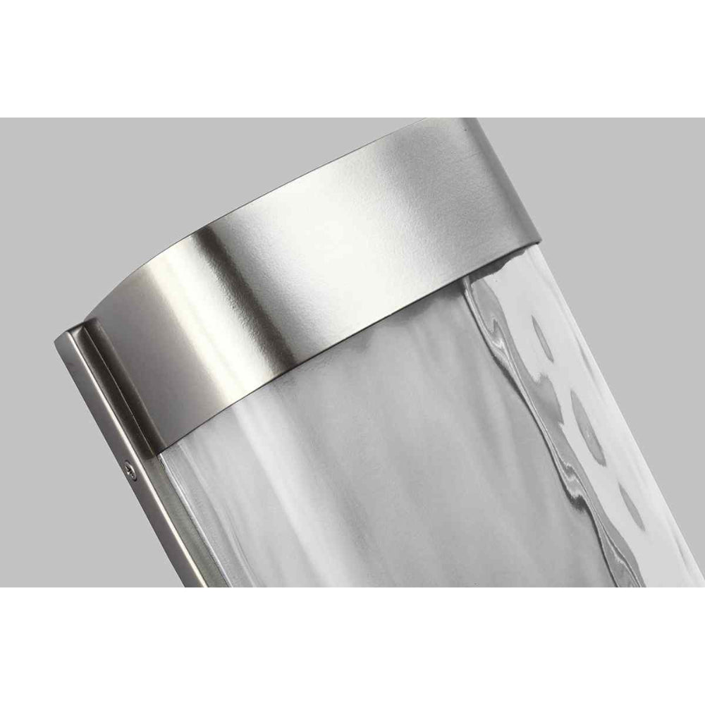 Feiss Bennie Large LED Wall Light in Painted Brushed Steel