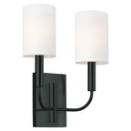 Feiss Brianna 2 Light Wall Light in Black