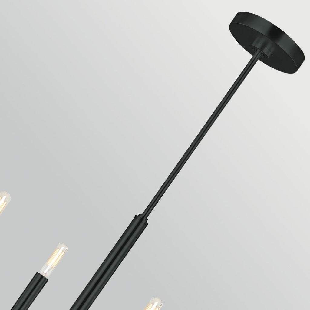 Feiss Brianna 6 Light Chandelier in Black