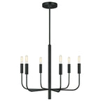 Feiss Brianna 6 Light Chandelier in Black