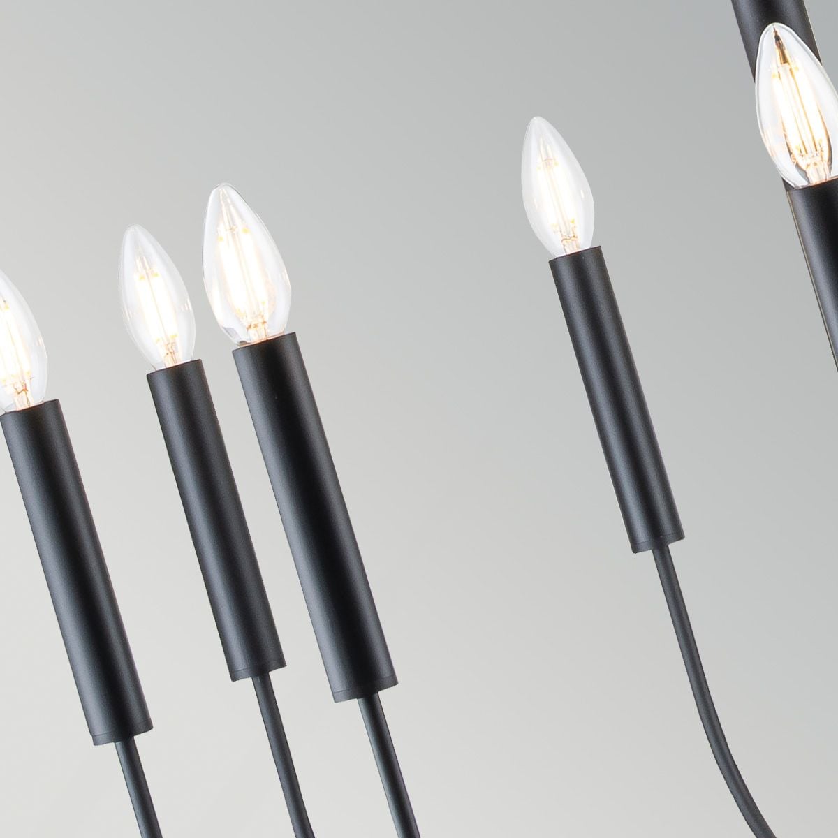 Feiss Brianna 9 Light Chandelier in Black