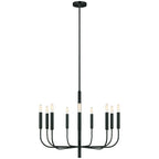 Feiss Brianna 9 Light Chandelier in Black
