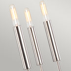 Feiss Brianna 9 Light Chandelier in Polished Nickel
