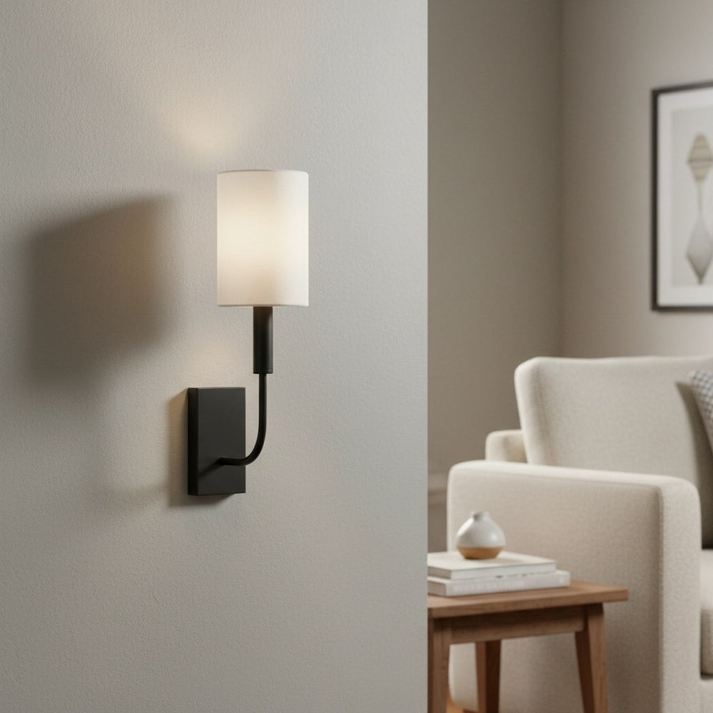 Feiss Brianna Wall Light in Black
